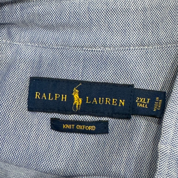 Polo Ralph Lauren size 2XLT in light blue color. Very minimal signs of wear. - Picture 4 of 6